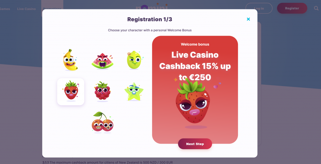 Nomini casino bonus first deposit