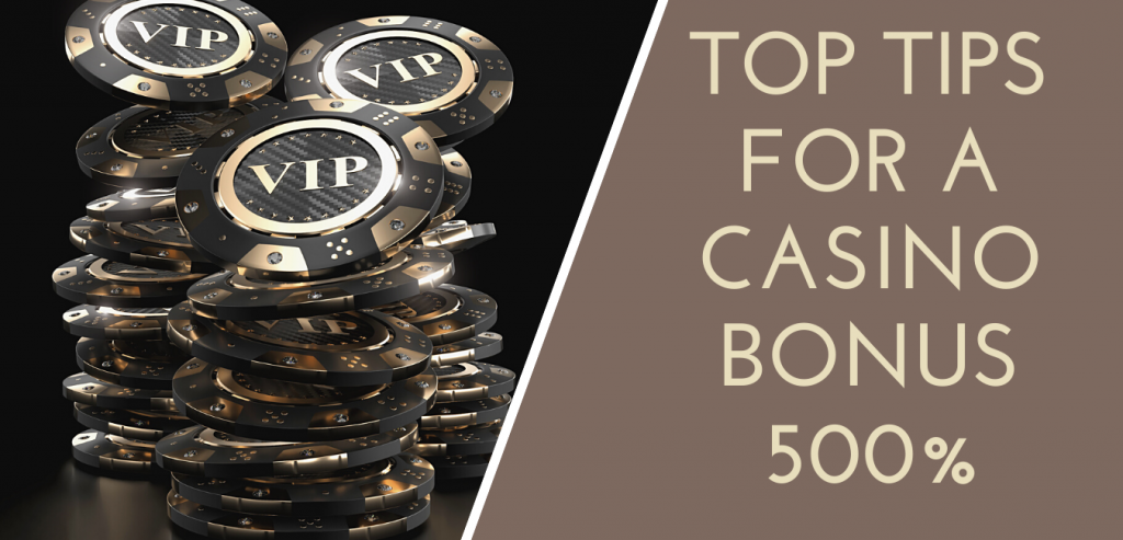Top Tipps für Online Casino Bonus 500% - VIP Poker Chips