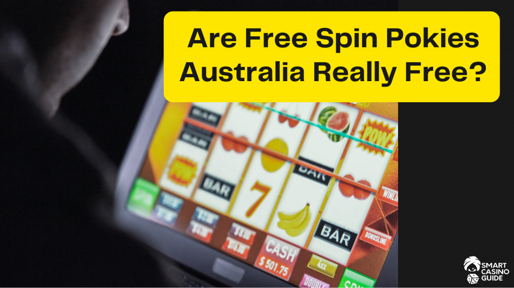 Are Free Spin Pokies Australia Really Free? - Man Playing Pokies On PC
