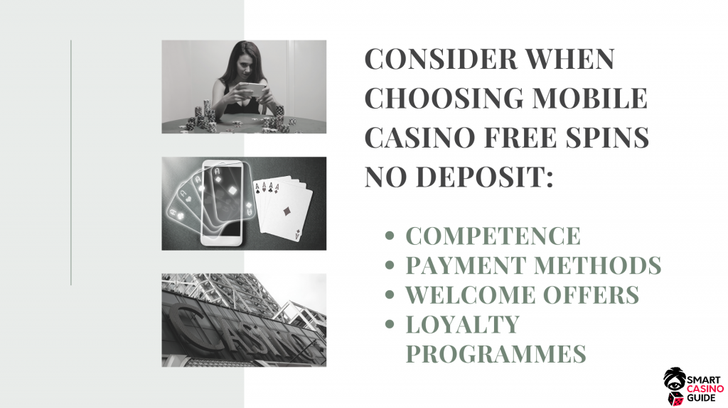 Consider When Choosing Mobile Casino Free Spins No Deposit - 4 Factors