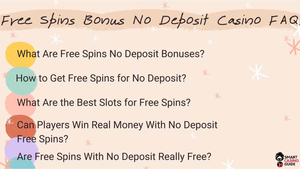 Best Free Spins Bonus No Deposit Casino FAQ