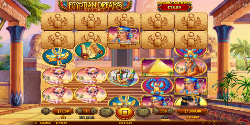 One of the Egyptian themed Habanero slot online