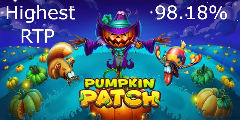 Habanero highest RTP rate has Pumpkin Patch slot game