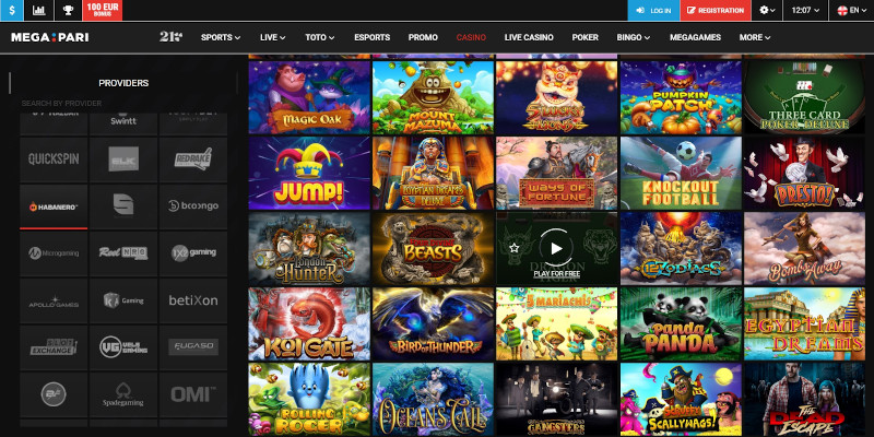 Megapari is TOP1 casino to play Habanero slots - Also you can Habanero slots play free