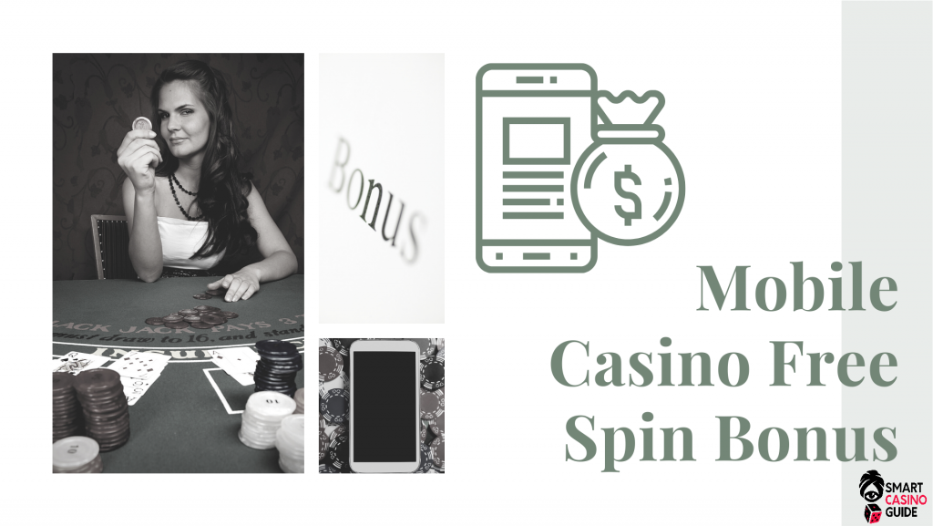 Mobile Casino Free Spin Bonus - Girl Holding Casino Chip