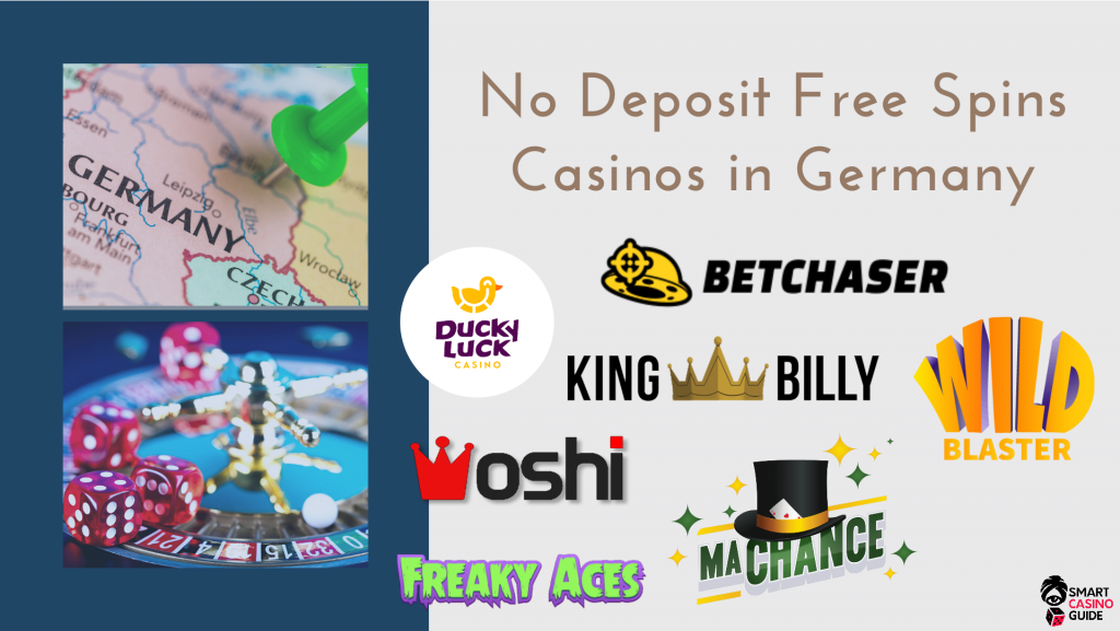 No Deposit Free Spins Casinos in Germany with Logotypes