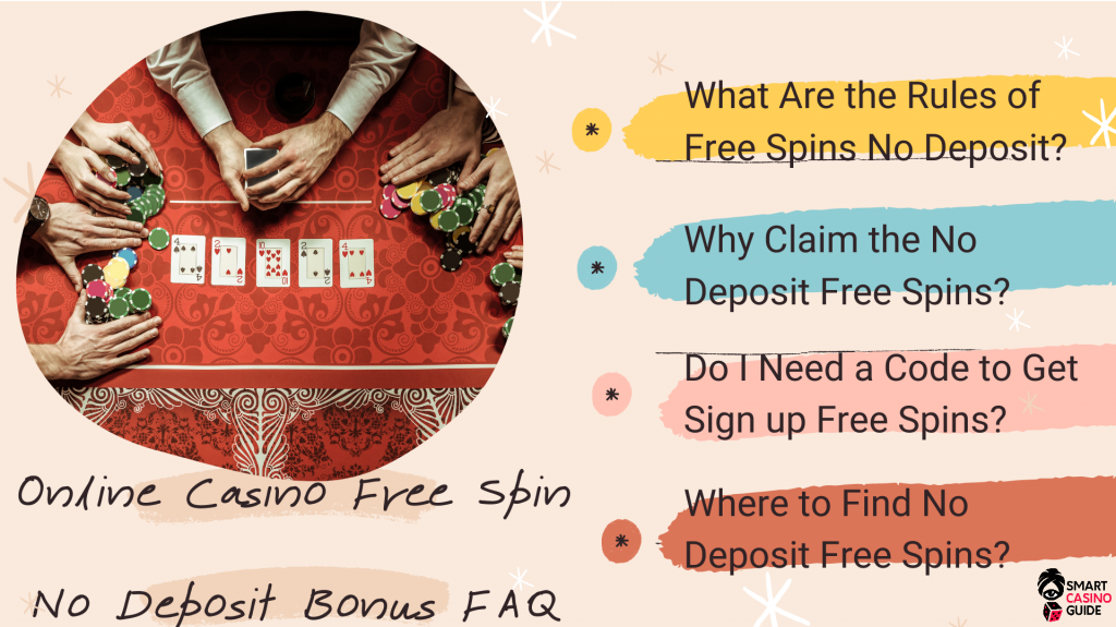 Hands Pushing Casino Chips - Online Casino Free Spin No Deposit Bonus FAQ