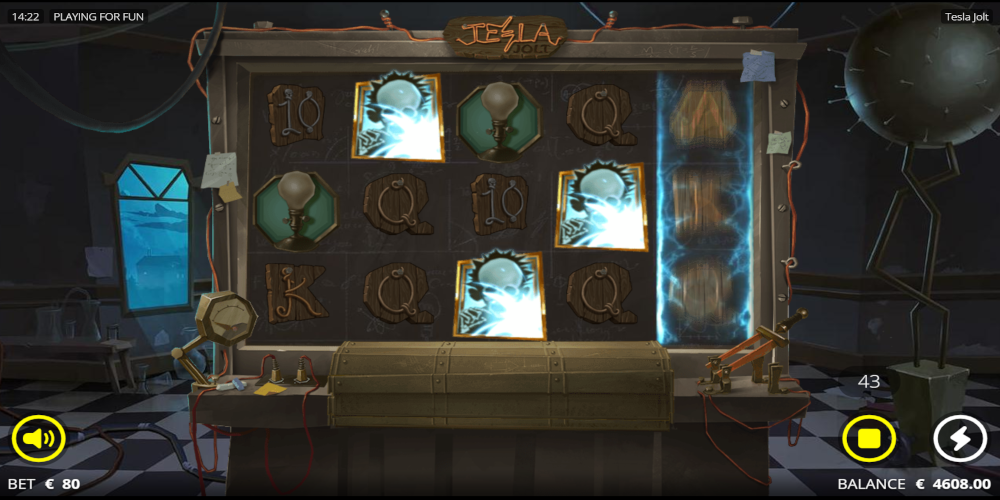 Tesla Jolt slot game Scatter