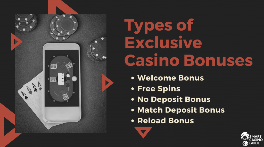 Casino game on phone, 4 Aces, Chips - 5 Types of Exclusive Casino Bonuses