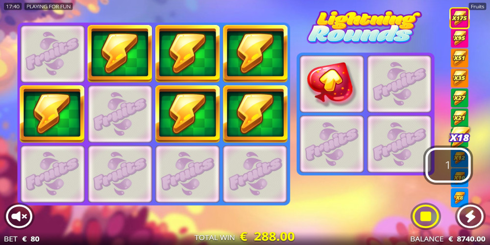 Fruits slot game Lightning Rounds