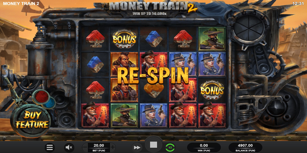 Money Train 2 slot game ReSpin feature