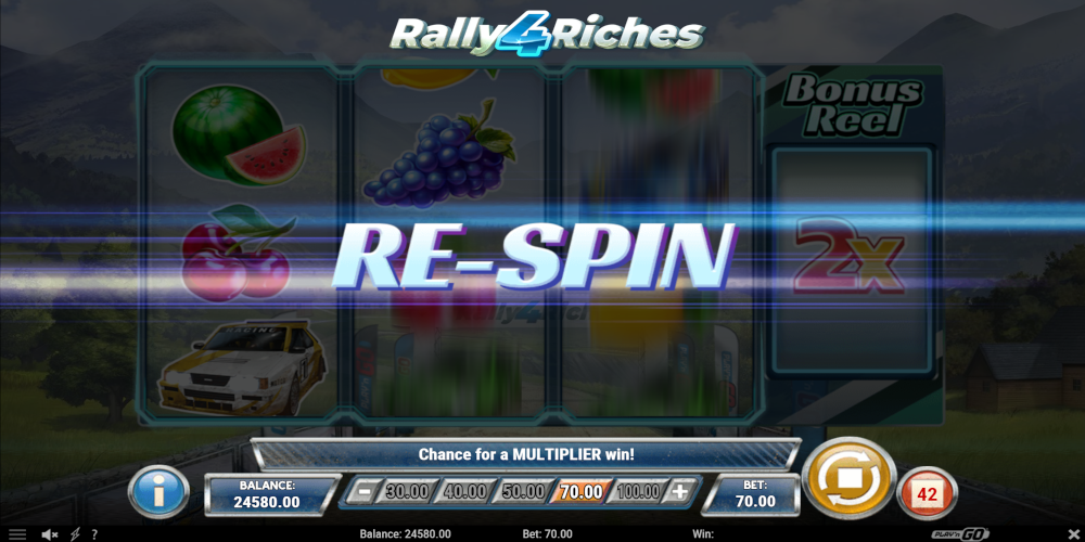 Rally 4 riches slot game Respin