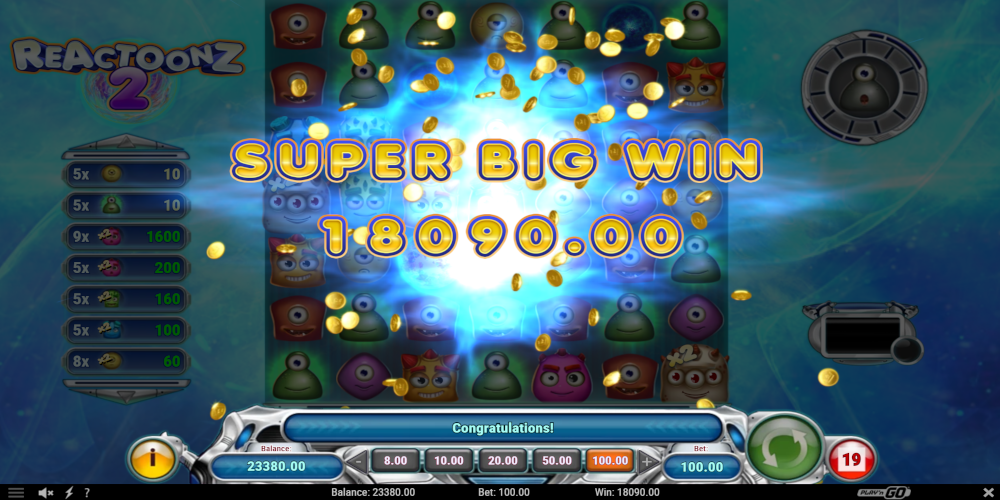 Play Reactoonz 2 free slot and find out big win limits Play Reactoonz 2 free slot and find out big win limits