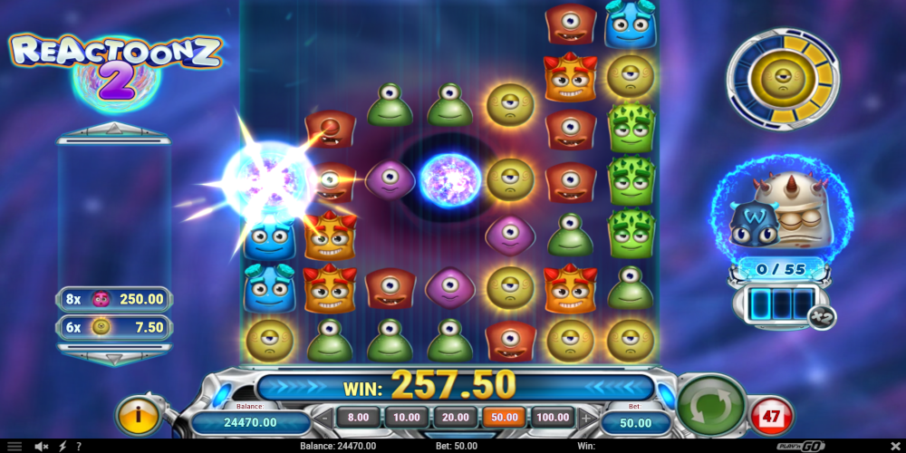 Reactoonz 2 casinos slot game biggest win is 5,083x your bet Reactoonz 2 casinos slot game biggest win is 5,083x your bet