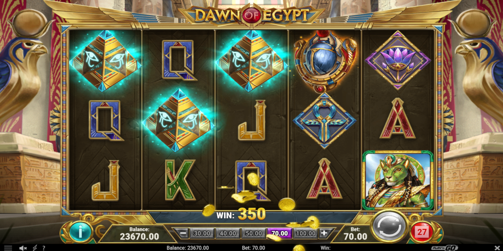 Dawn of Egypt slot game Scatter
