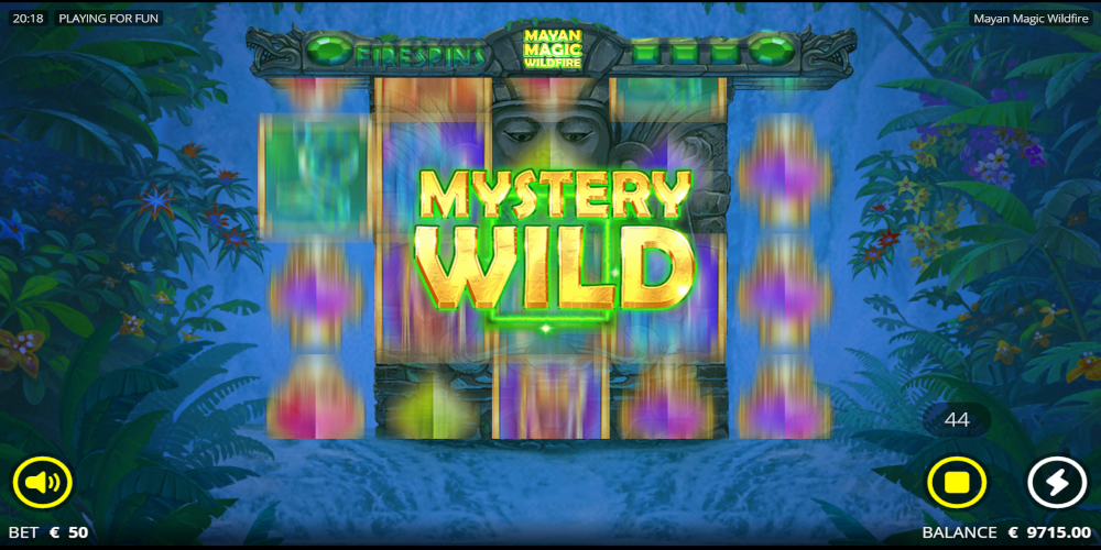 Mayan Magic Wildfire slot game Mystery Wild