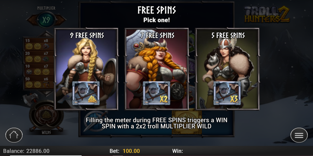 Troll Hunters 2 slot game Bonus Troll Hunters 2 slot game Bonus