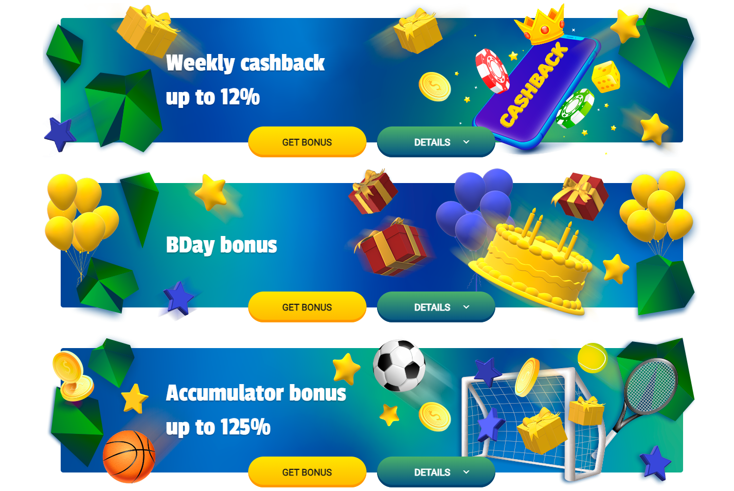 brazino casino cashback birthday bonus accumulator bonus