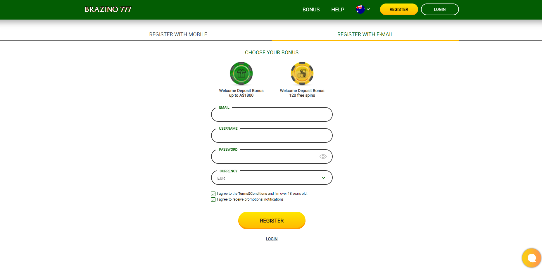 brazino 777 registration login sign up