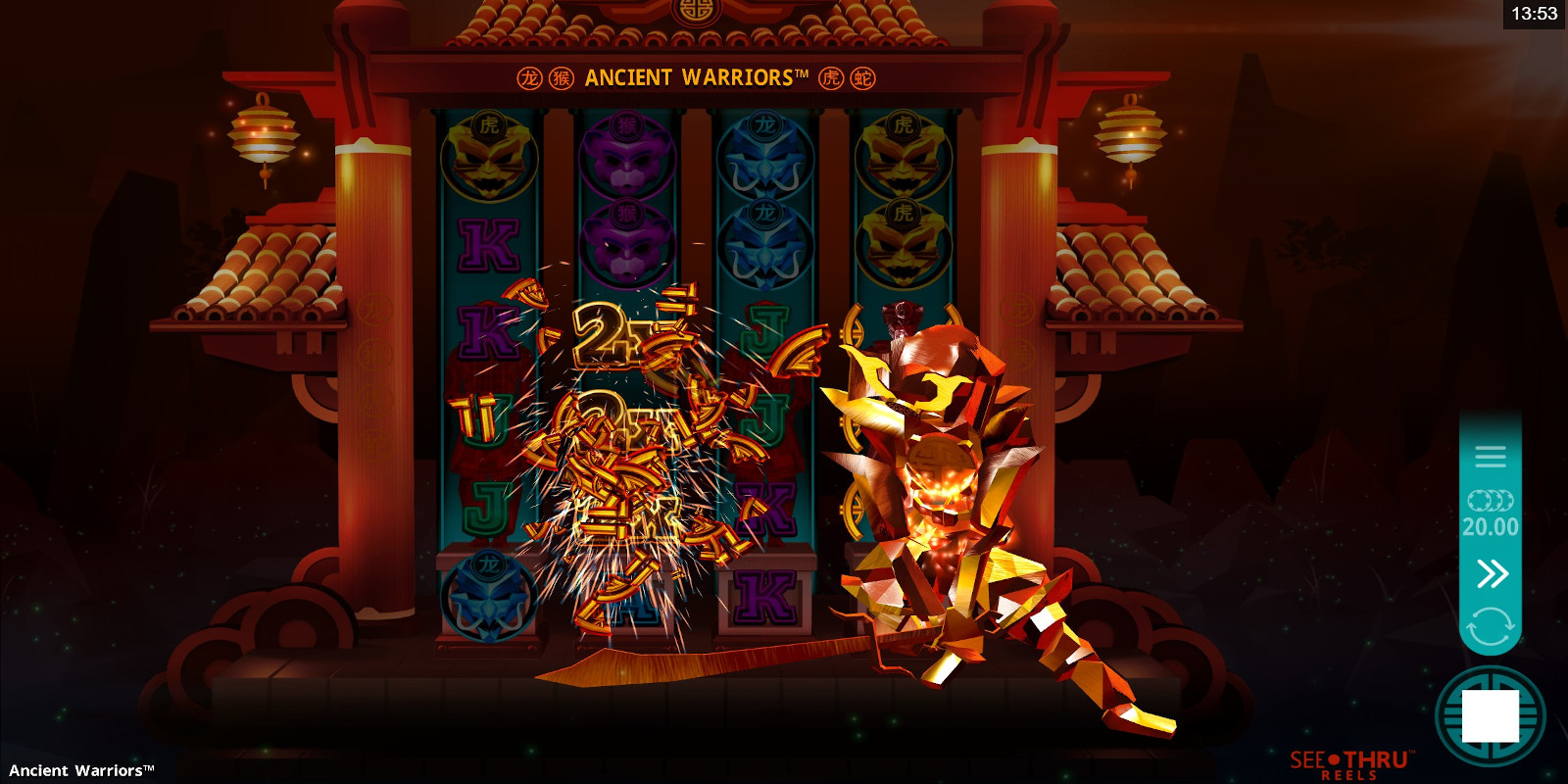 Crazy Tooth Studio (CTS) mobile slot games - Ancient Warriors slot special effects Crazy Tooth Studio (CTS) mobile slot games - Ancient Warriors slot special effects