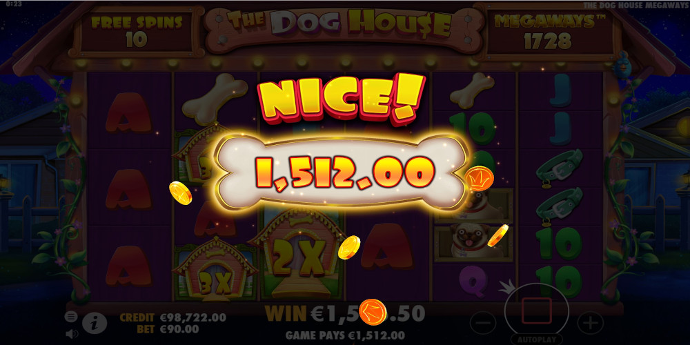 After The DogHouse Megaways release, it is one of the most popular Pragmatic Play slot
