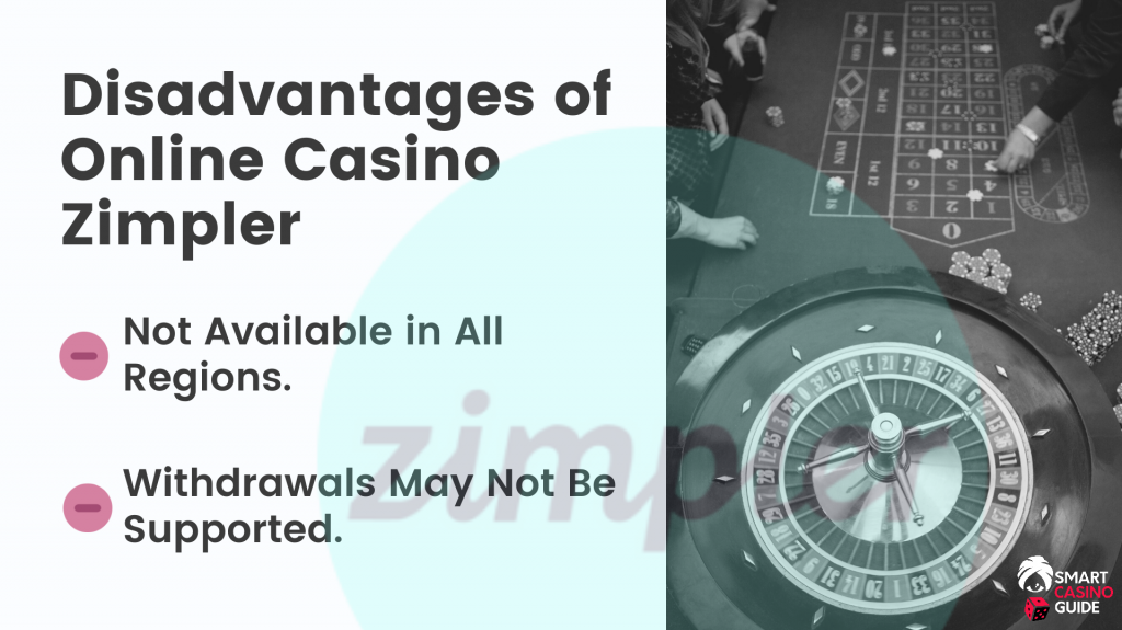 Disadvantages of Online Casino Zimpler