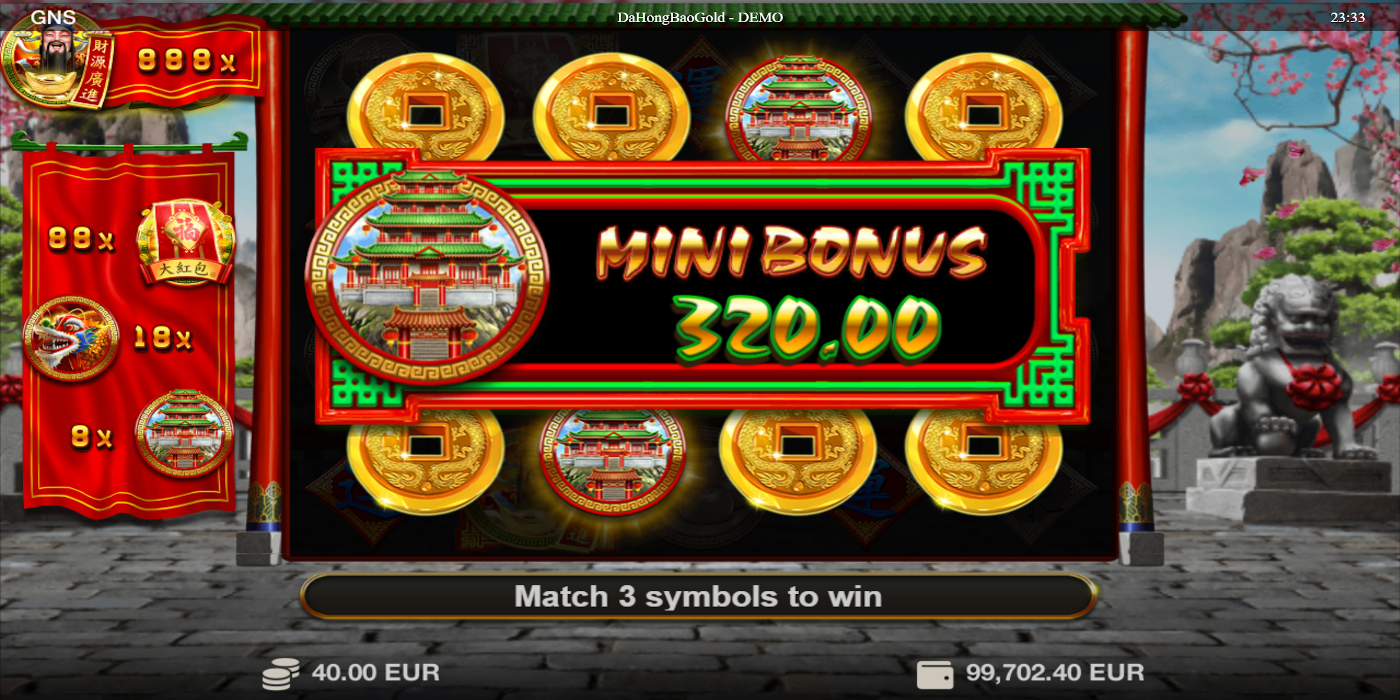 Genesis gaming slots - Da Hong Bao Gold feature Genesis gaming slots - Da Hong Bao Gold feature