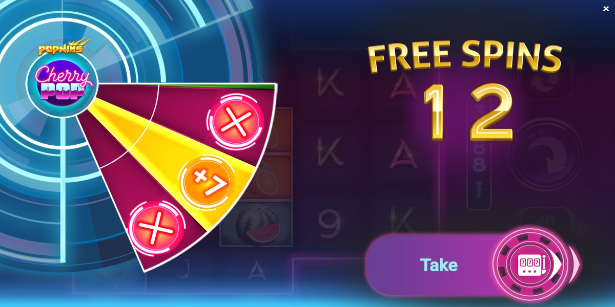 Online CherryPOP casino slot game Gamble Free Spins feature