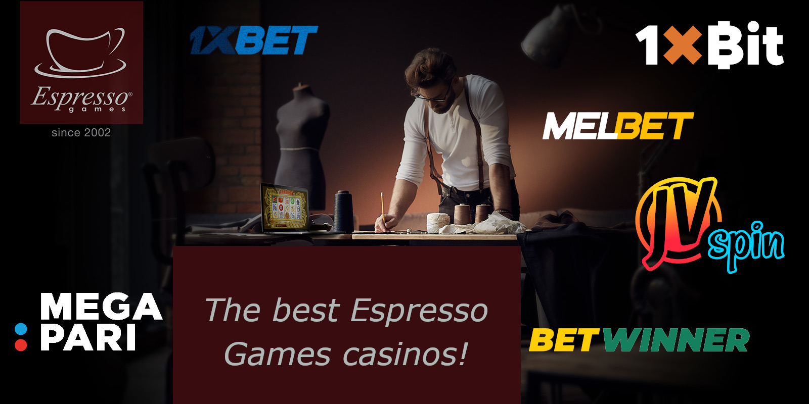 The best Espresso games casinos are 1xBit, Megapari, Melbet and others