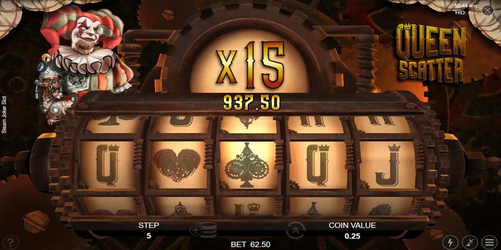 Steam Joker Slot online casino slot machine lets you Multiplier your win