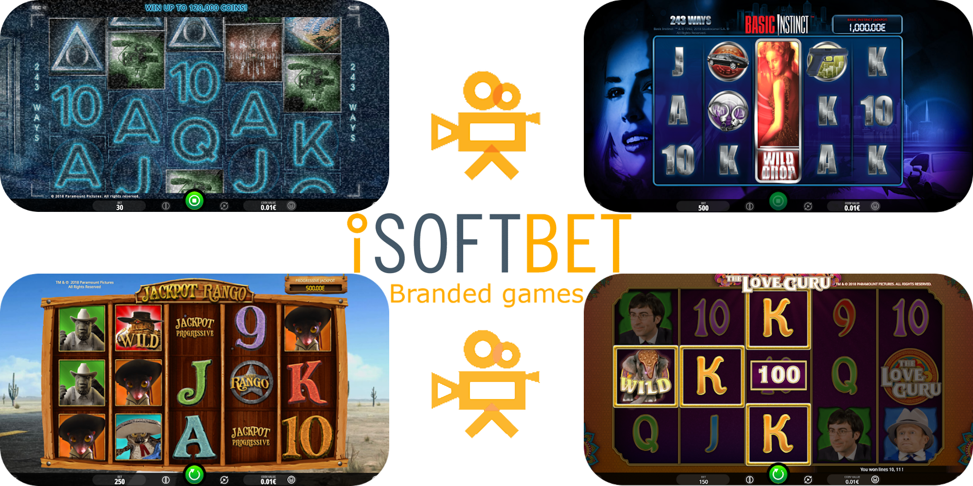 Online casino games by iSoftBet - branded slots