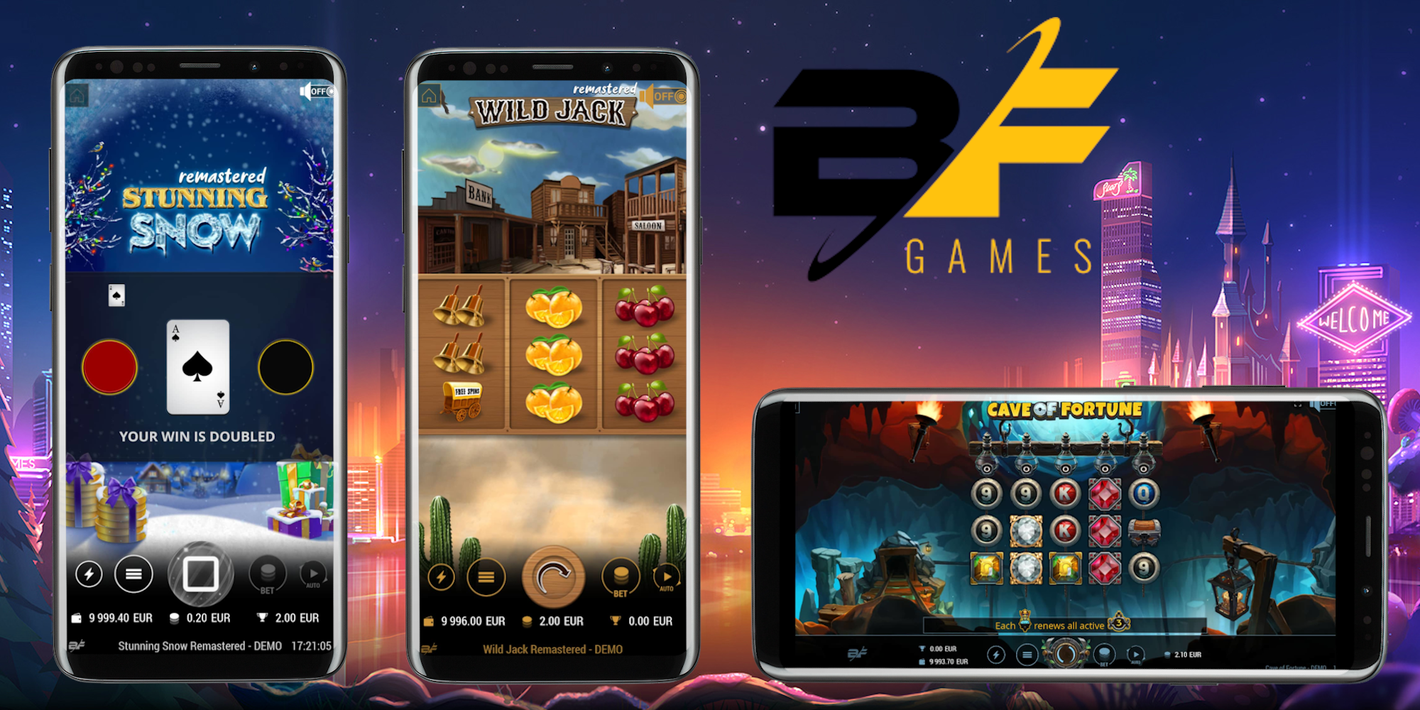Slot games by BF Games perfect for the mobile casinos online