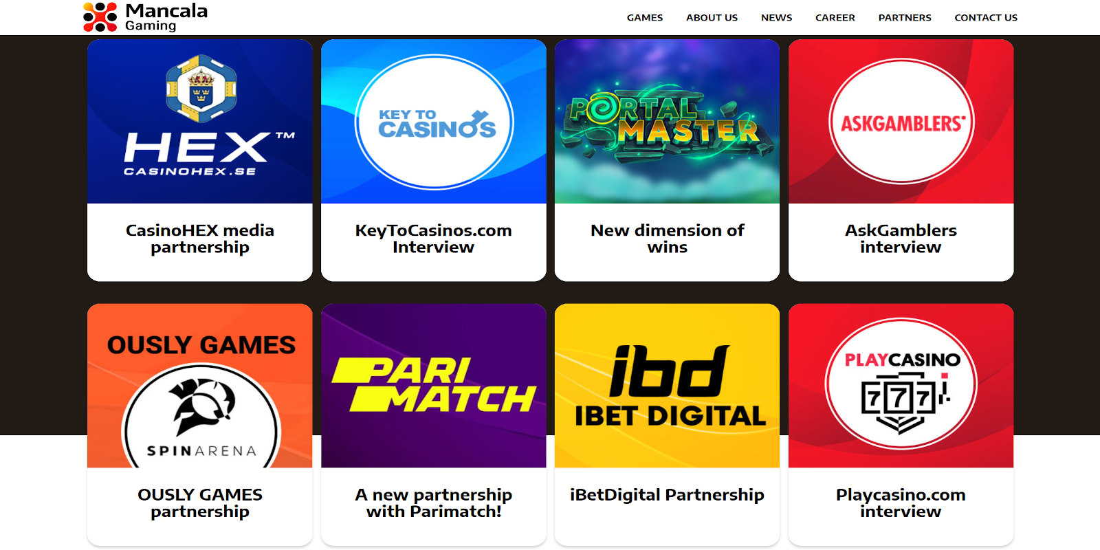 Find out all new information about Mancala Gaming on our website or just them page