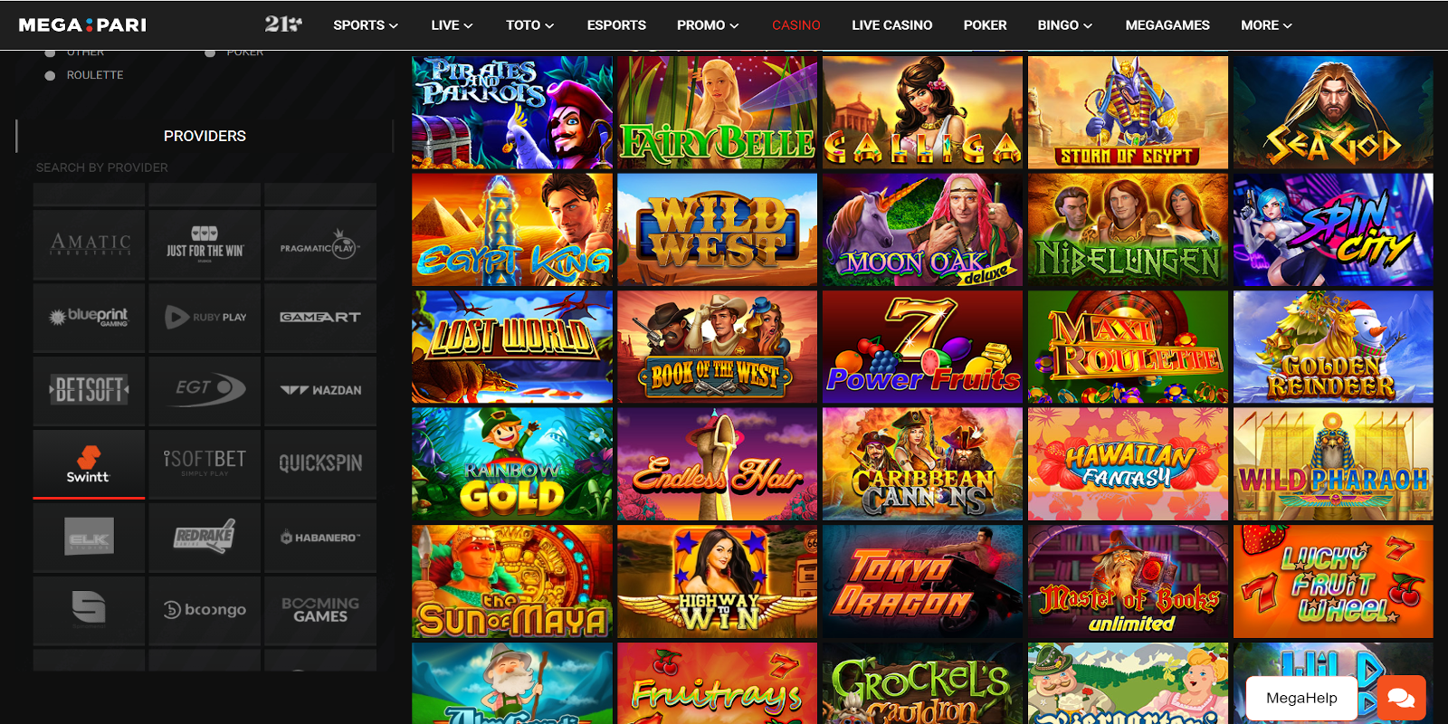 Megapari is the best casino to play Swintt slot games online Megapari is the best casino to play Swintt slot games online