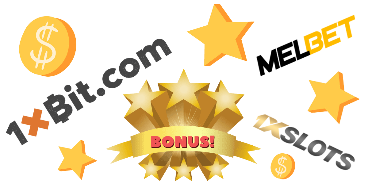 Melbet, 1xSlots, 1xBit casinos offer Bonus and have Mikado casino games online