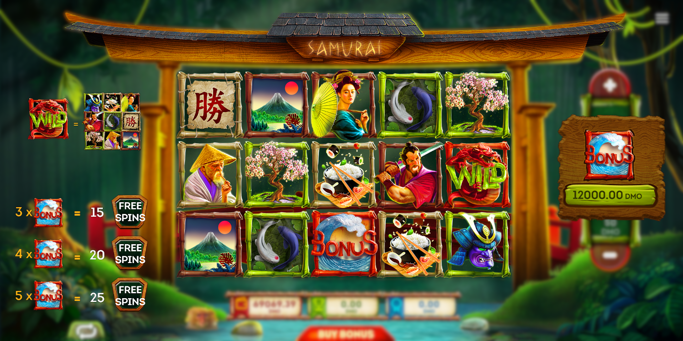 Try this Samurai slot by SmartSoft Gaming free in DEMO mode