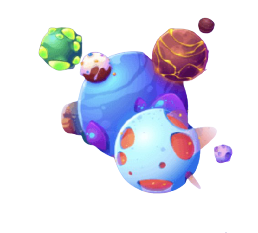 stelario casino logo planets
