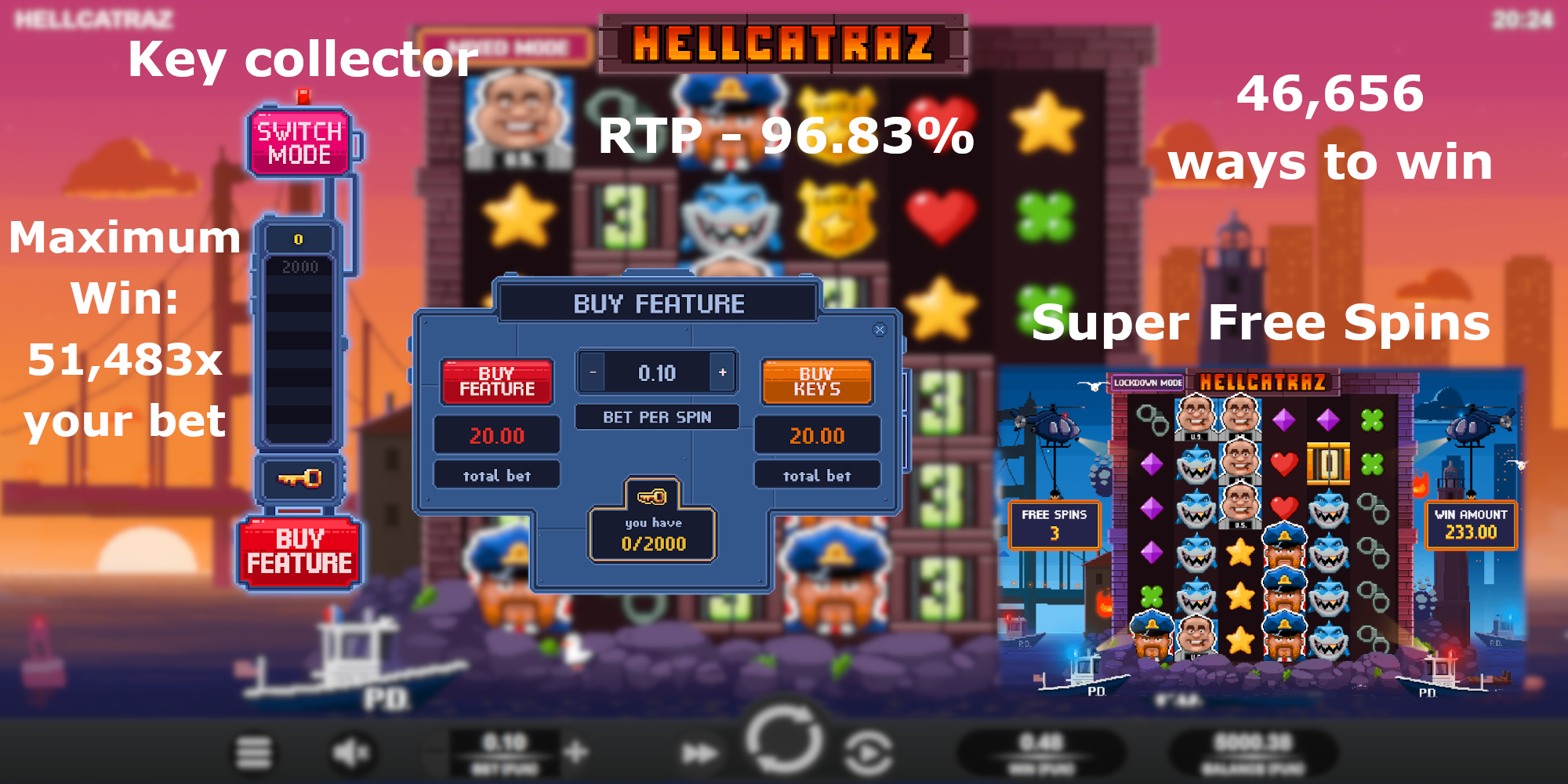 Read out Iron Bank, Hellcatraz by Relax Gaming slots review Read out Iron Bank, Hellcatraz by Relax Gaming slots review