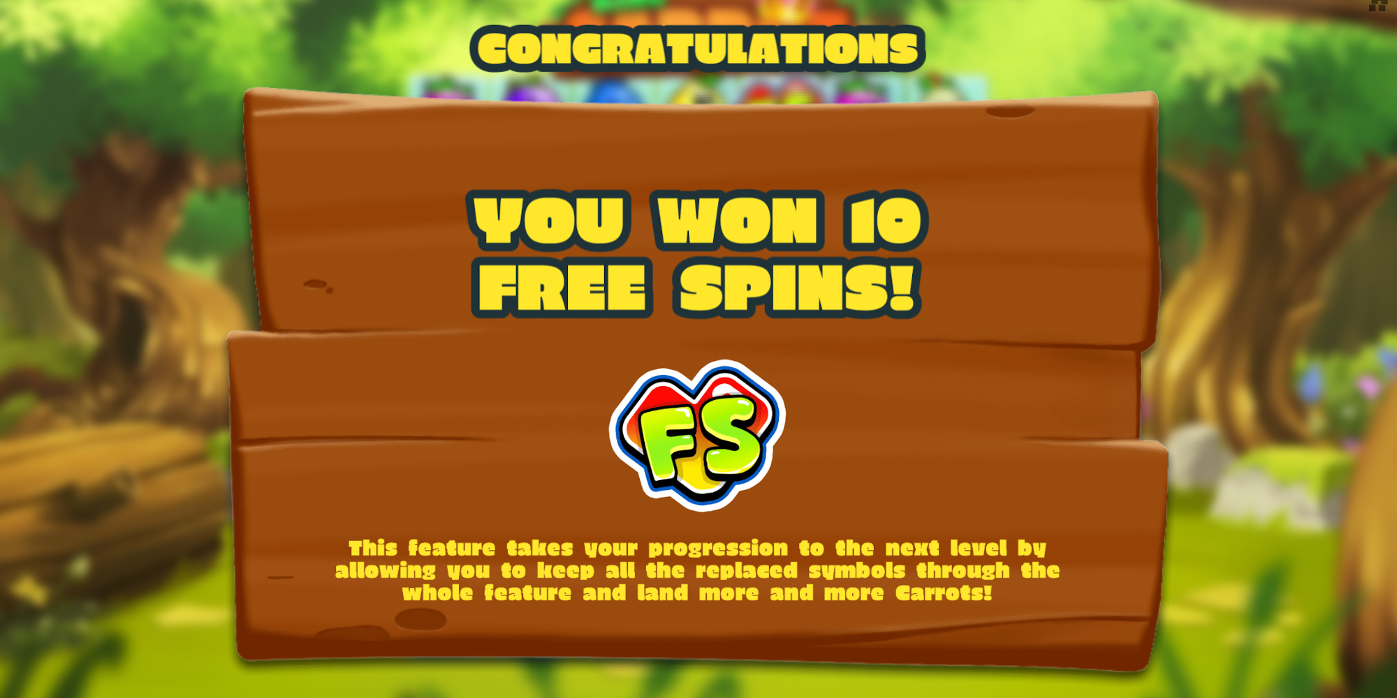 Win or buy the King Carrot Free Spins feature Win or buy the King Carrot Free Spins feature