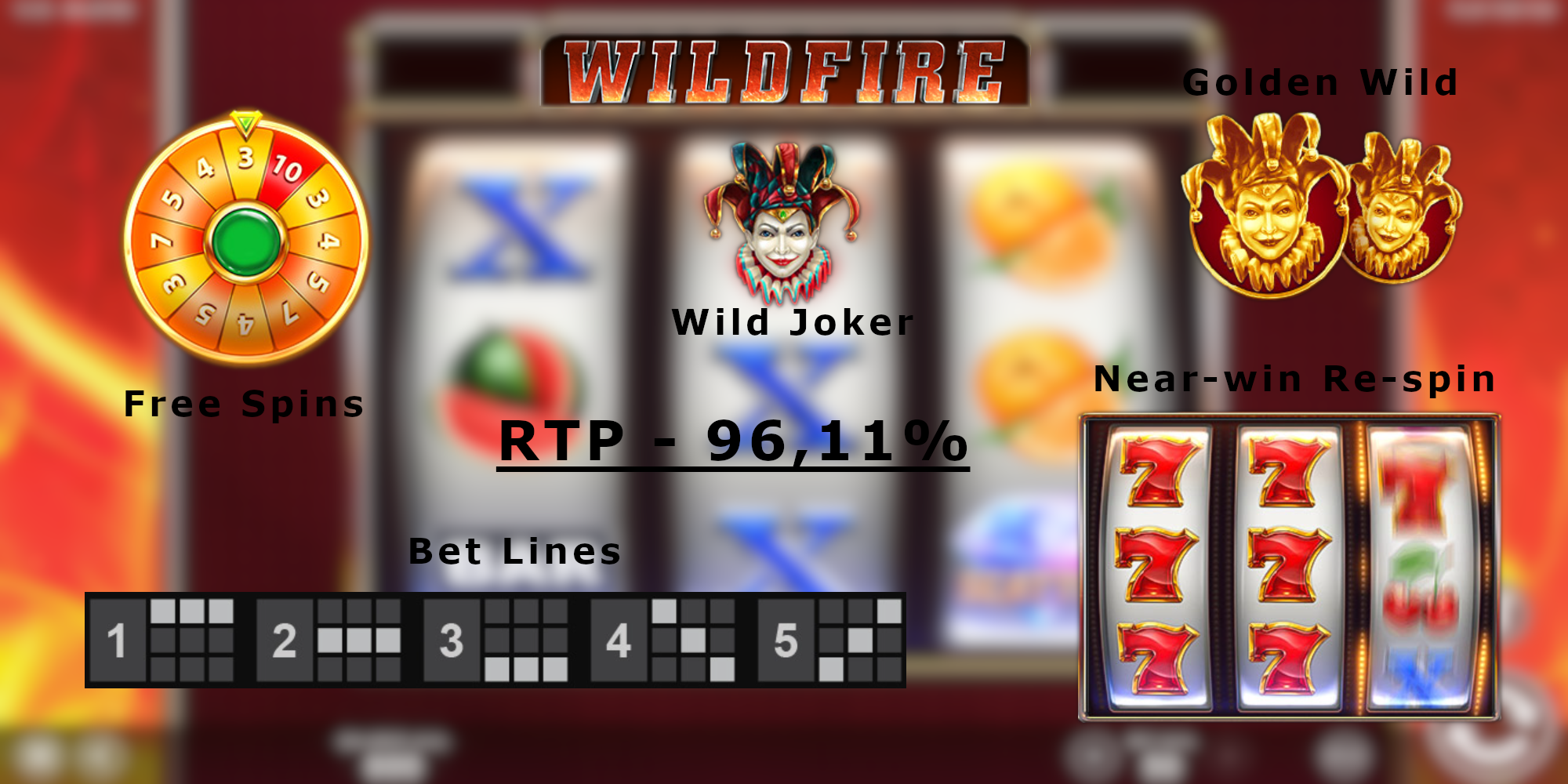 Try out Wildfire free play DEMO slot and find out Free Spins and other features Try out Wildfire free play DEMO slot and find out Free Spins and other features