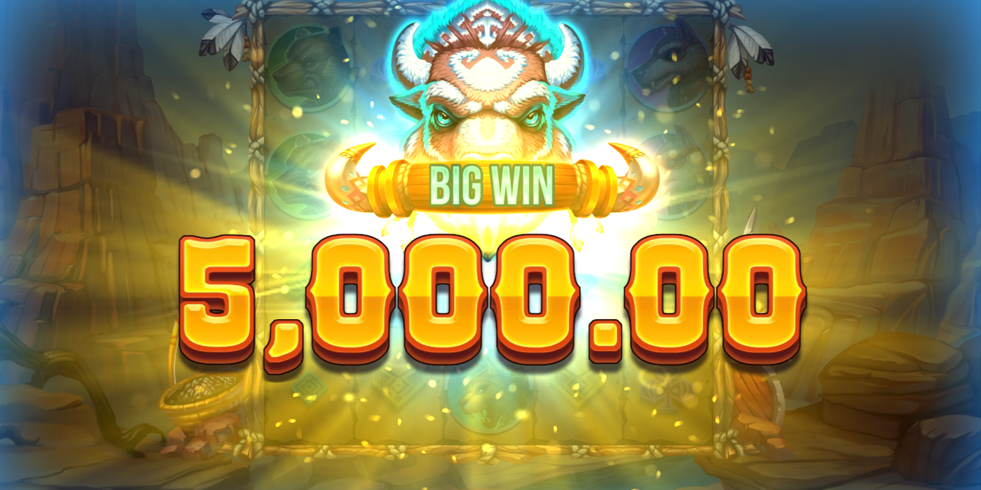 Bison Battle slot machine max win is up to 50 000x your bet Bison Battle slot machine max win is up to 50 000x your bet