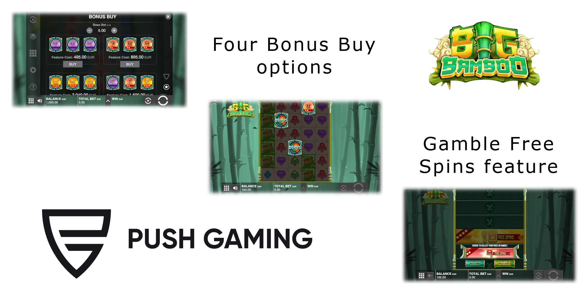 Big Bamboo online slot bietet 4 verschiedene Optionen von Big Bamboo Bonus-Kauf - Big Bamboo Demo Slot Big Bamboo online slot bietet 4 verschiedene Optionen von Big Bamboo Bonus-Kauf - Big Bamboo Demo Slot