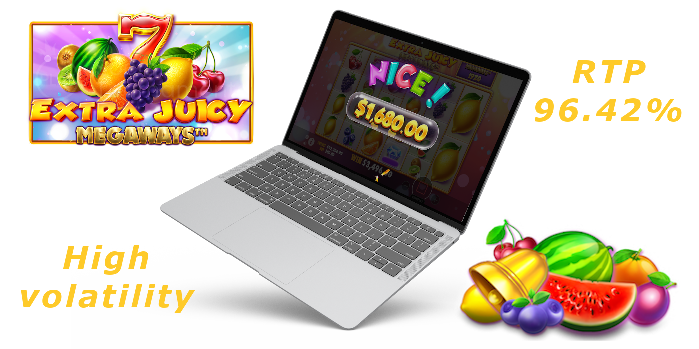 Play Extra Juicy Megaways free play slot DEMO version and find out game mechanics