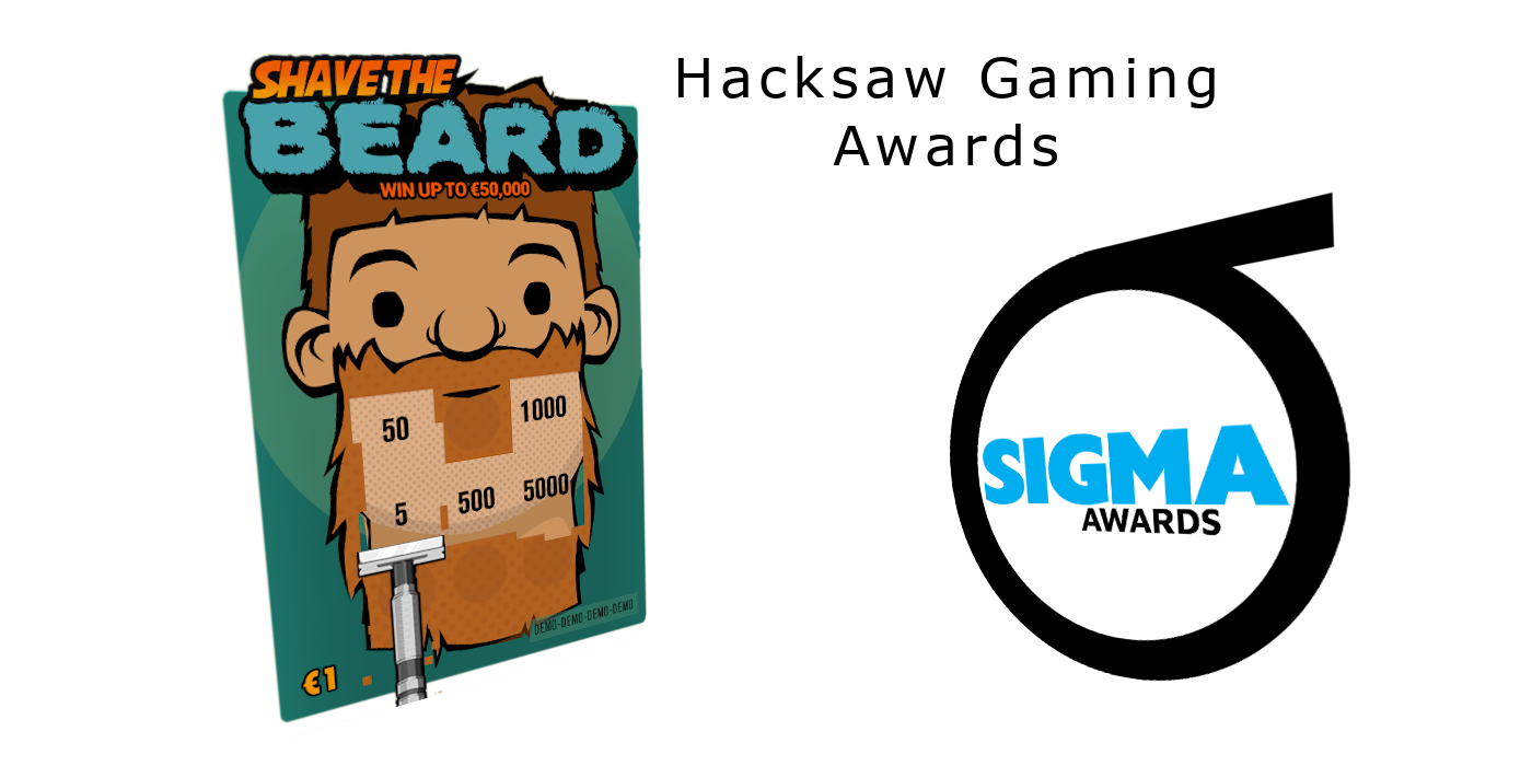 Hacksaw Gaming has one award by SiGMA for the Shave the Beard scratchcard game