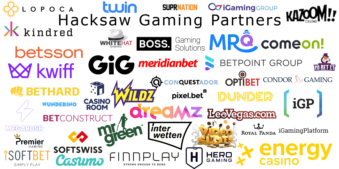 Casino games provider Hacksaw Gaming has a lot of partners, and it shows that they are doing a fantastic job!