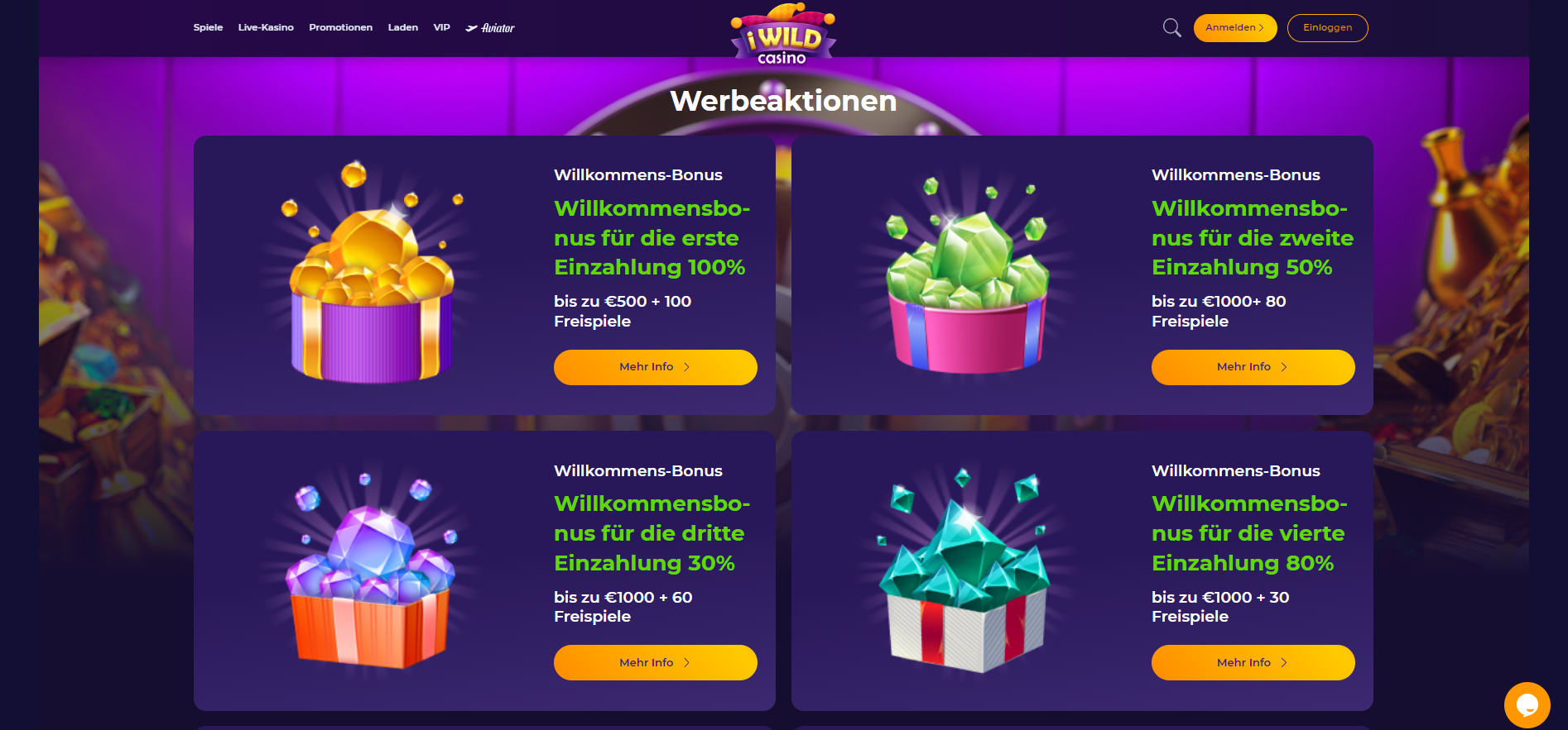 iWildCasino Bonus und Werbeaktionen - iWildCasino Gutscheincode, Willkommensbonus und wöchentlicher Cashback iWildCasino Bonus und Werbeaktionen - iWildCasino Gutscheincode, Willkommensbonus und wöchentlicher Cashback