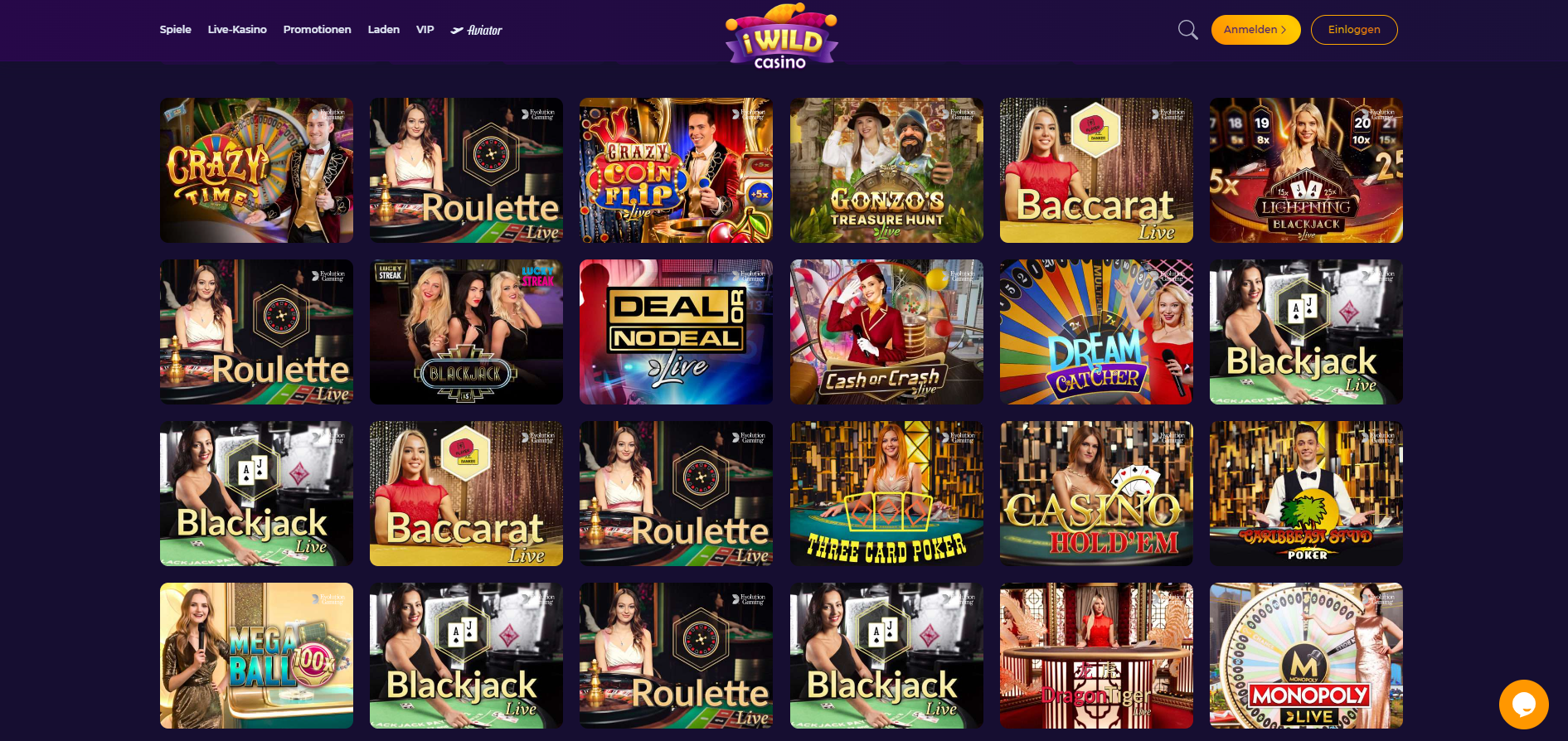 iWild Live Casino Crazy Time Monopoly, Blackjack, Roulette Live iWild Live Casino Crazy Time Monopoly, Blackjack, Roulette Live