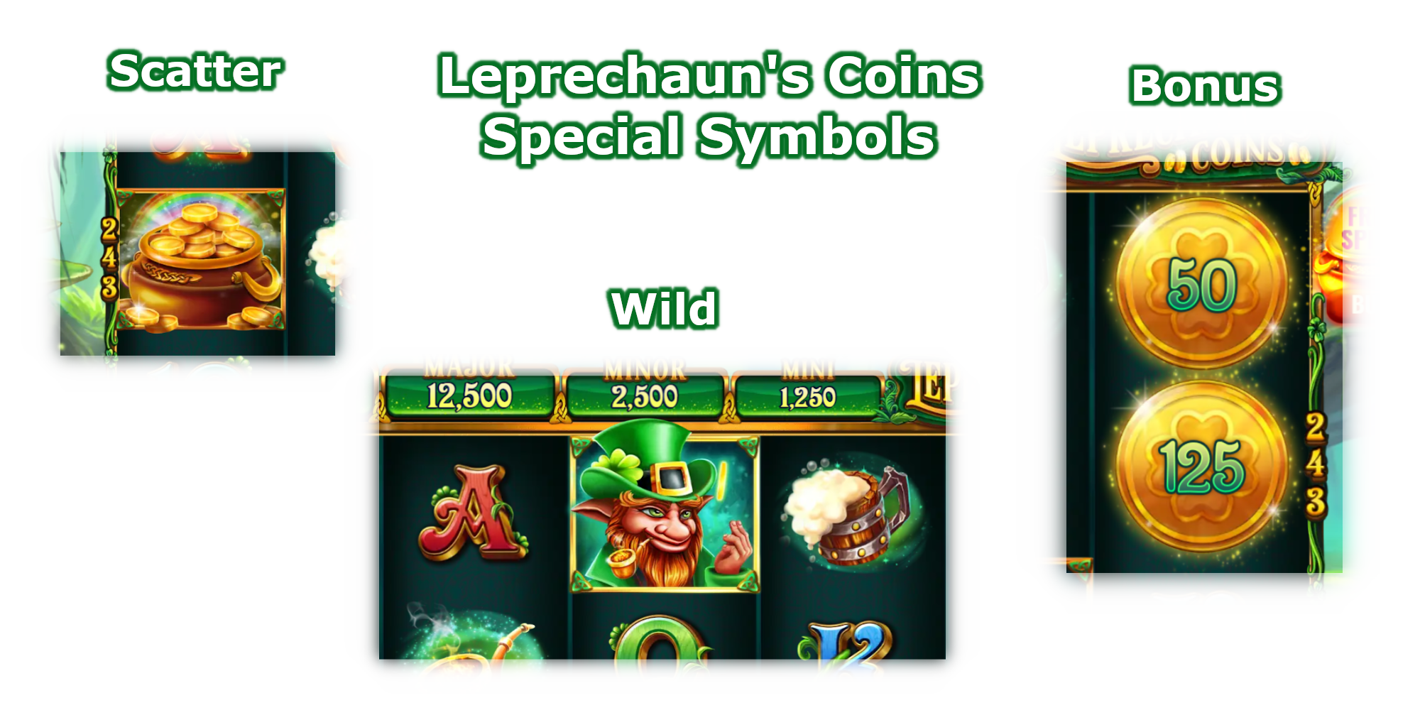 Leprechaun's Coins online casino game Special Symbols Leprechaun's Coins online casino game Special Symbols