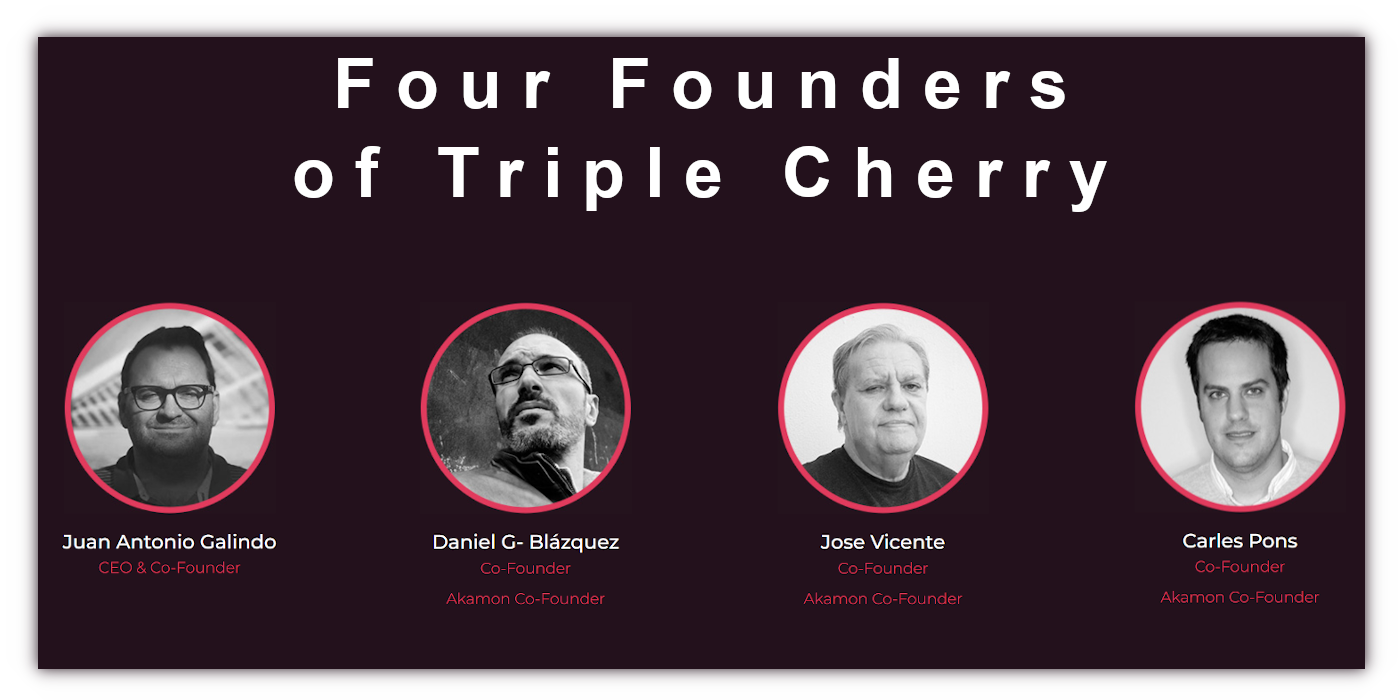 Four Founders of Triple Cherry online casino slots games provider