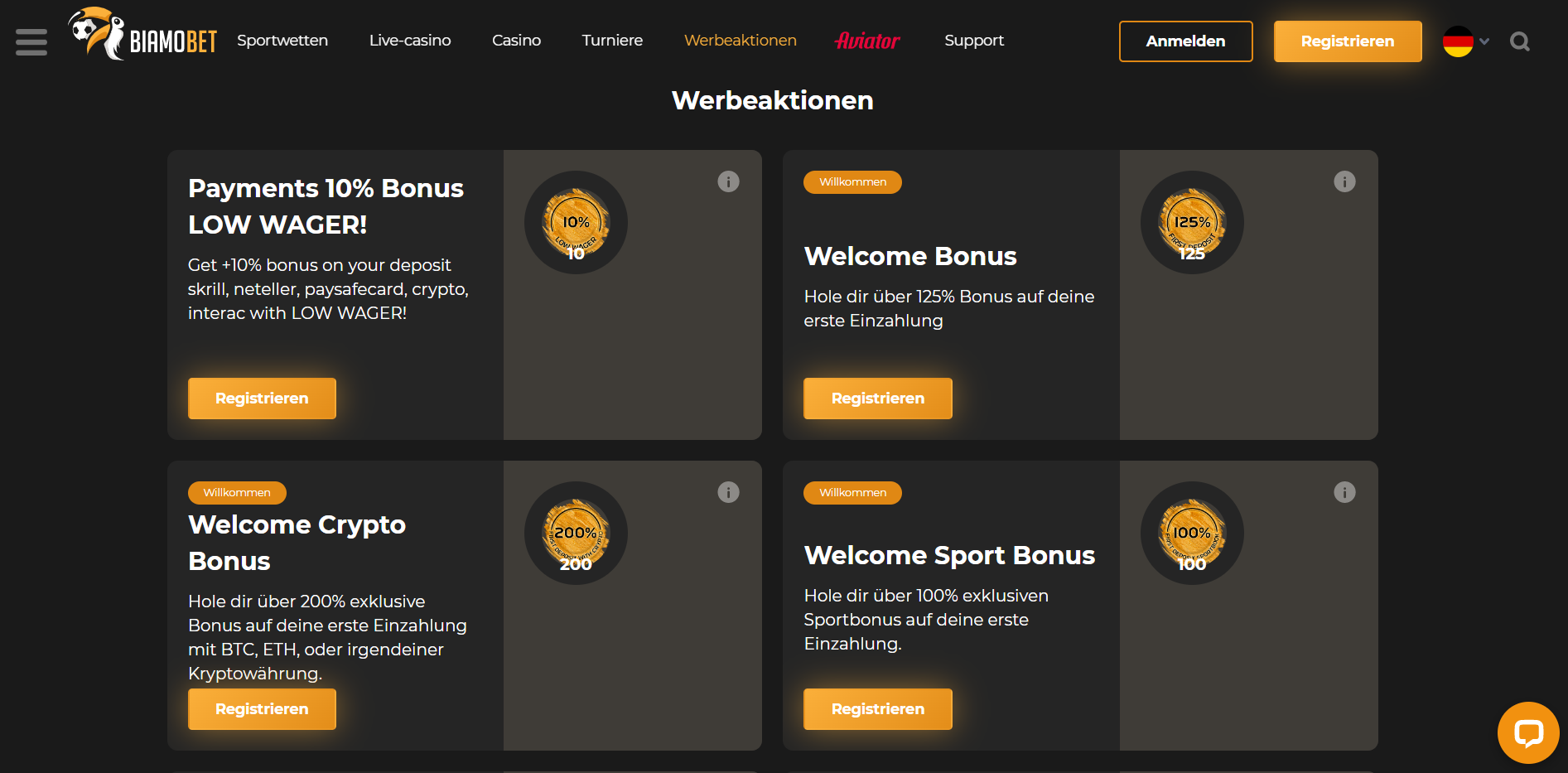 BiamoBet Casino Bonus - biamo bet bonus code